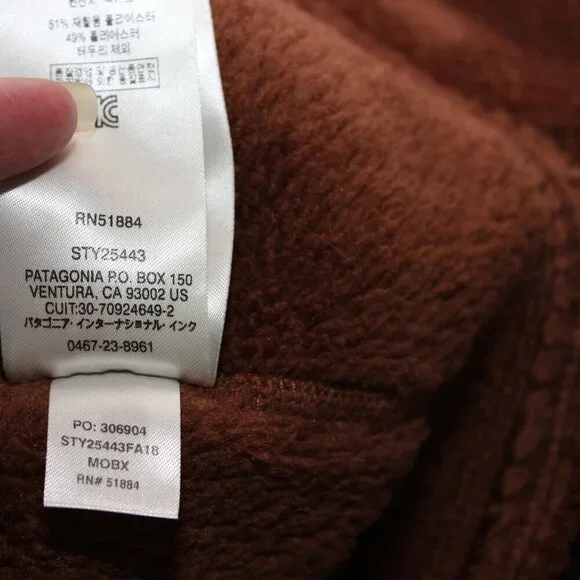 Patagonia Womens Re-Tool Snap T Pullover Brown Coral Size Small - Picture 5 of 7